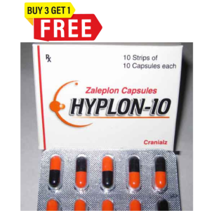 Hyplon Sonata (Zaleplon) 10mg – Quick-Acting Sleep Aid for Insomnia (100 Caps)