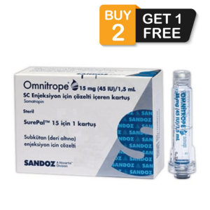 Omnitrope 15 mg (45iu) HGH