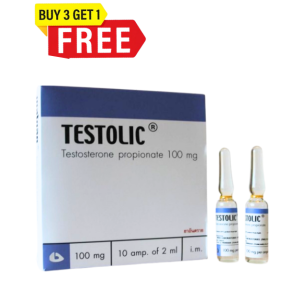 Testolic Testosterone Propionate Injection 100mg – 10 Amps