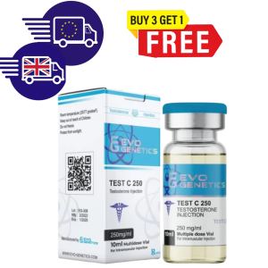 Evo Genetics Test C 250 – Testosterone Cypionate Injection 250 mg/ml