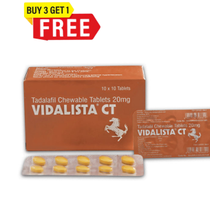 Vidalista CT 20 mg (Cialis Chewable tablets)