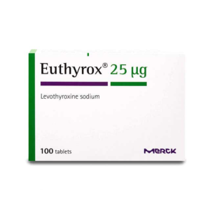 Euthyrox (T4) 25 mcg (50 pills)