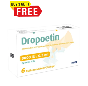 Dropoetin 3000 iu 6 inj. (EPOETIN ALFA) EPO